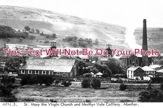 WL 2990 - Merthyr Vale Colliery & Church, Aberfan, Wales