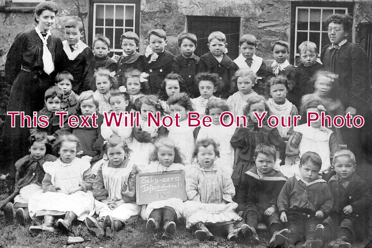 WL 3031 - Tal Y Sarn Infant School Class, Wales c1907