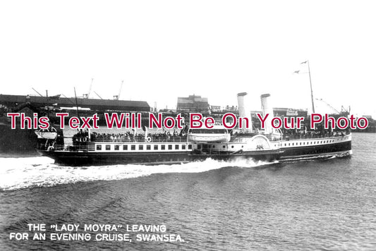 WL 3032 - The Lady Moyra Ship, Swansea, Wales