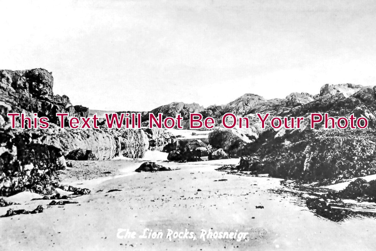 WL 3044 - The Lion Rocks, Rhosneigr, Wales c1917