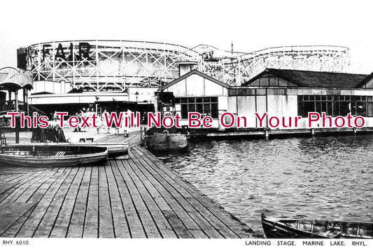 WL 3047 - Landing Stage, Marine Lake, Rhyl, Wales