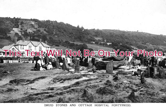 WL 3048 - Druid Stones & Cottage Hospital, Pontypridd, Wales c1918
