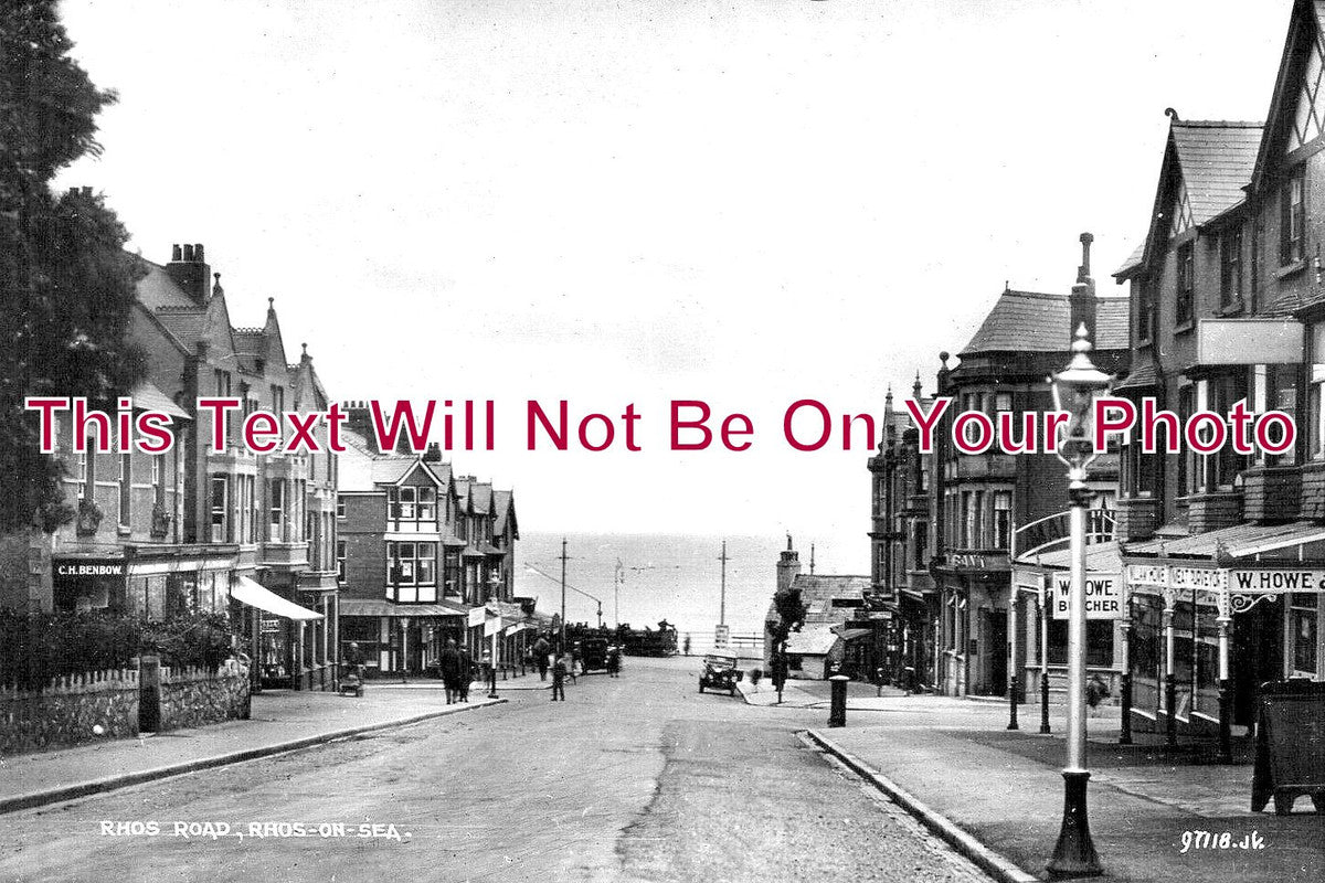 WL 3061 - Rhos Road, Rhos On Sea, Wales c1925