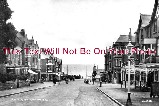 WL 3061 - Rhos Road, Rhos On Sea, Wales c1925