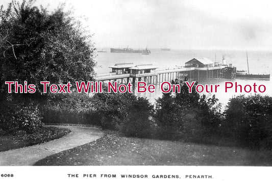WL 3065 - The Pier From Windsor Gardens, Penarth, Wales
