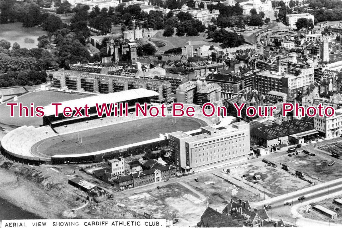 WL 3072 - Aerial View Of Cardiff Athletic Club, Wales