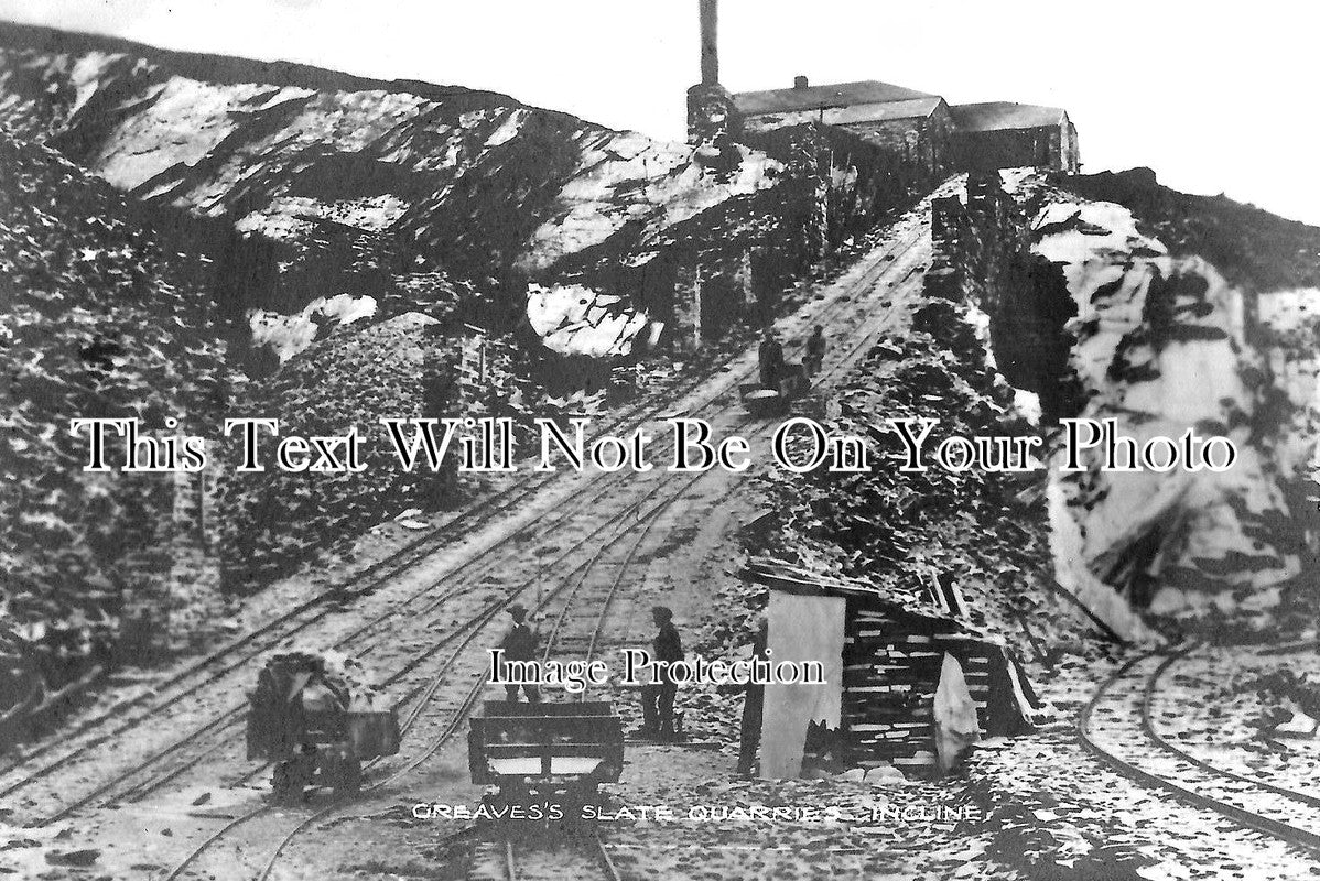 WL 309 - Greaves Slate Quarries Incline, Wales c1910 – JB Archive