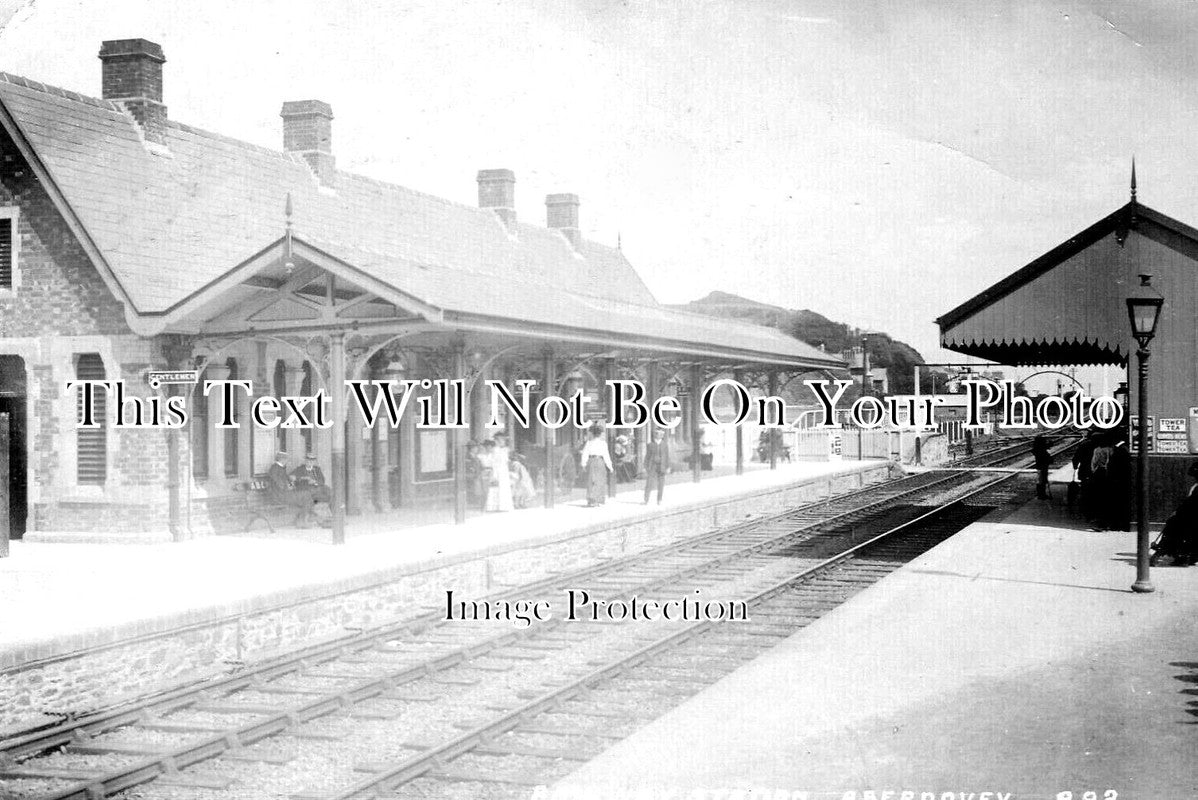 WL 333 - Aberdovey Railway Station, Merioneth, Wales c1914