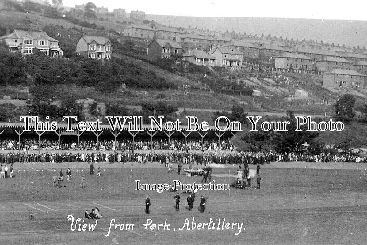 WL 374 - View From Park, Abertillery, Wales c1936