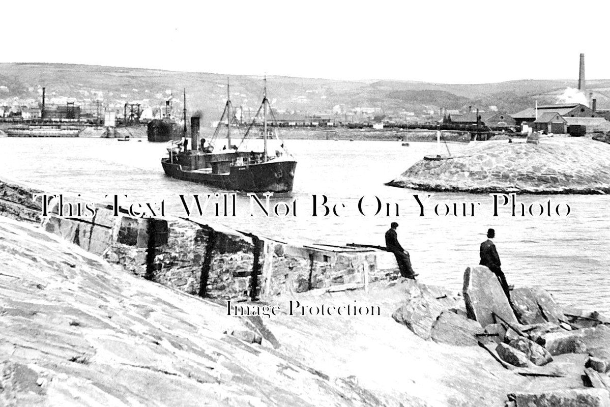 WL 386 - Burry Port Harbour, Camarthenshire, Wales c1912