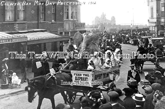 WL 411 - Colwyn Bay May Day Procession, Wales 1912