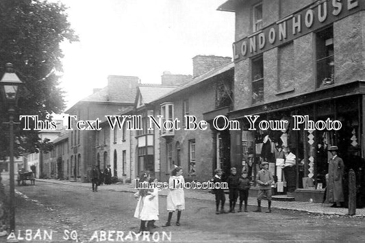 WL 413 - London House, Alban Square, Aberaeron, Aberayron, Wales c1910