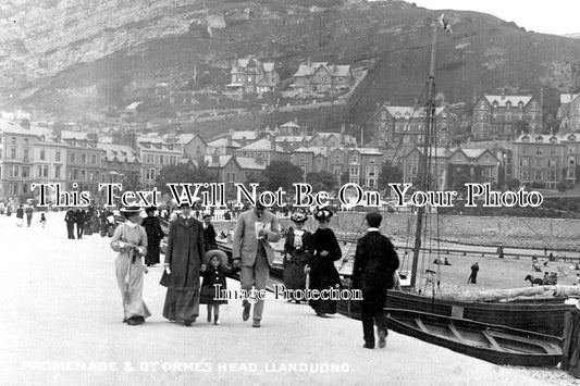 WL 425 - Promenade & Gt Ormes Head, Llandudno, Wales