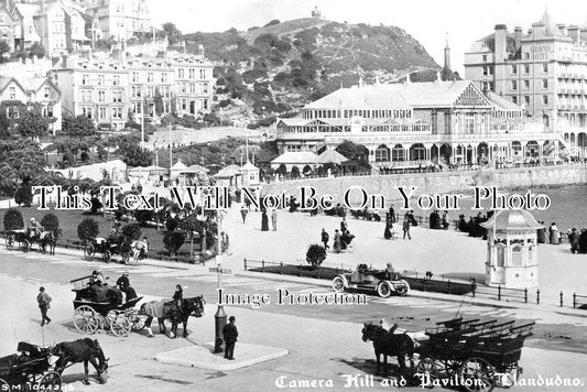 WL 450 - Camera Hill & Pavilion, Llandudno, Wales c1918