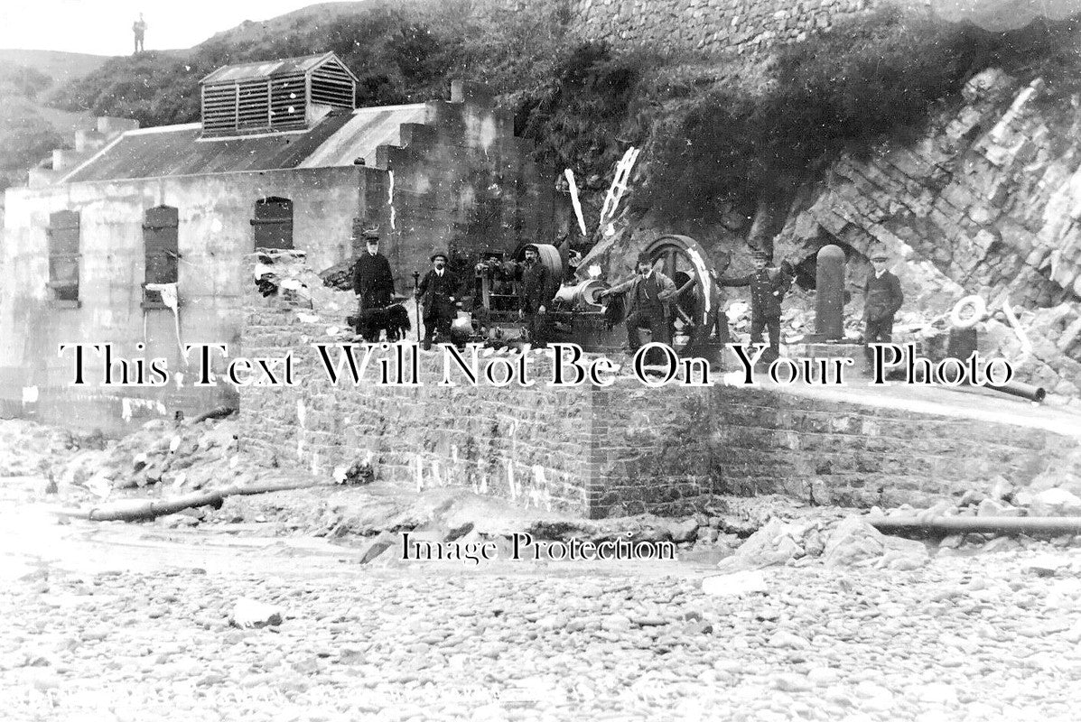 WL 465 - Caswell Bay Storm Damage, Mumbles, Wales 1910