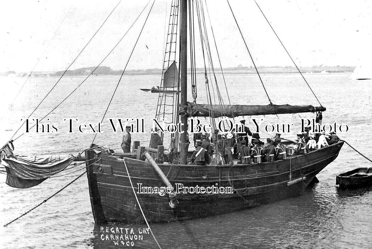 WL 490 - Regatta Day, Carnarvon, Wales c1907