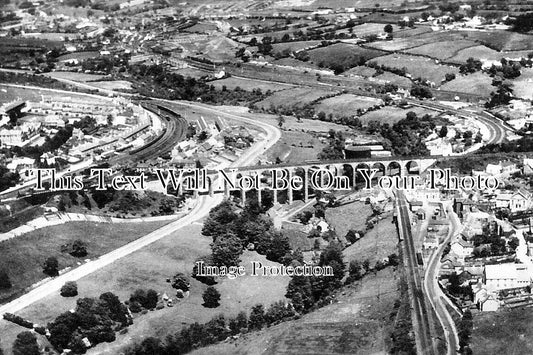 WL 491 - Hengoed & Maesycwmmer From The Air, Wales