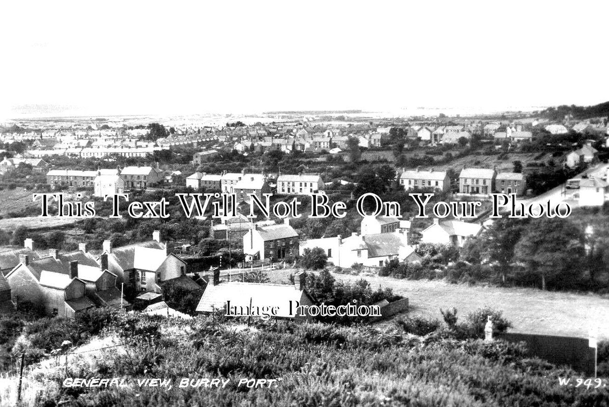 WL 54 - General View Of Burry Port, Wales c1939
