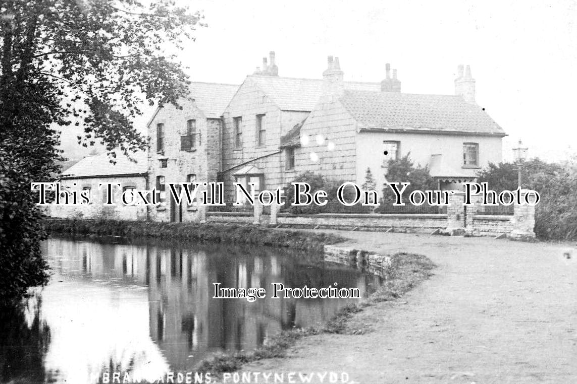WL 542 - Cwmbran Gardens, Pontnewydd, Monmouth, Wales c1907
