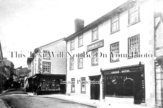 WL 551 - The Crown Hotel, Builth Wells, Breconshire, Wales c1904
