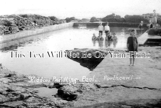 WL 555 - Kiddies Paddling Pool, Porthcawl, Wales c1935