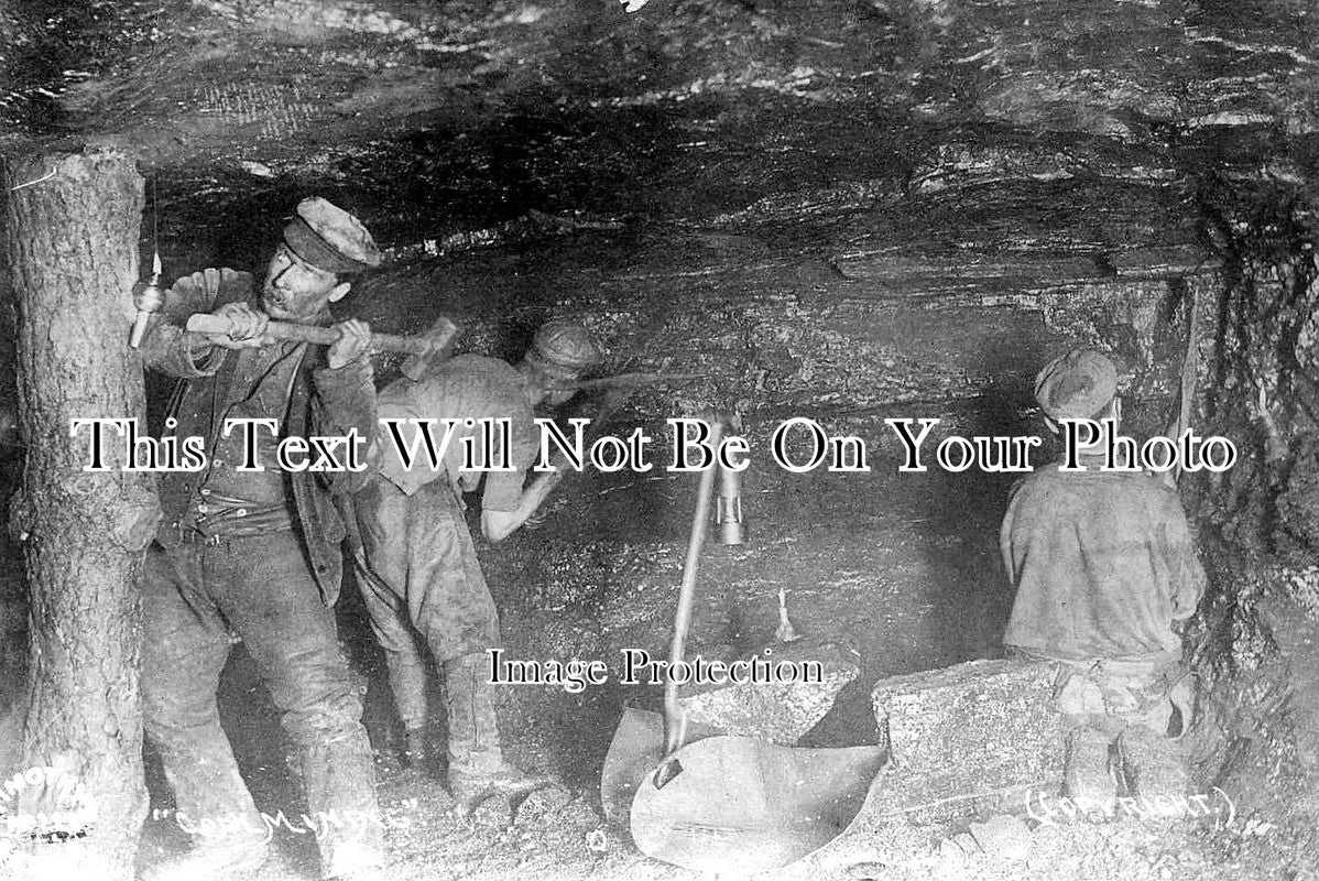 WL 560 - Coal Miners Underground, Mining, Wales