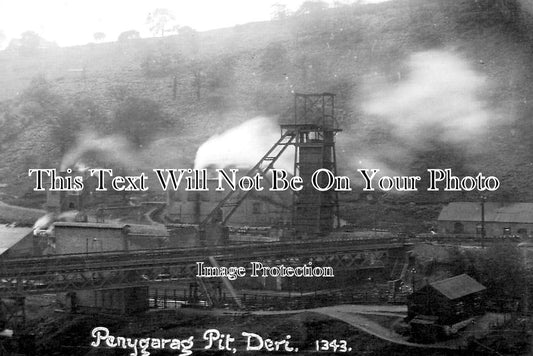 WL 593 - Penygareg Pit Colliery, Deri, Glamorgan, Wales c1912