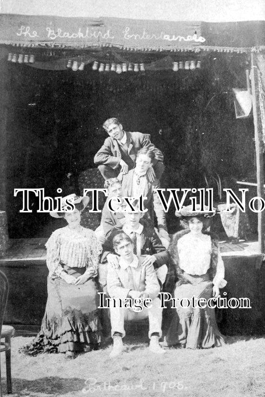 WL 599 - The Blackbird Entertainers, Porthcawl, Wales c1905