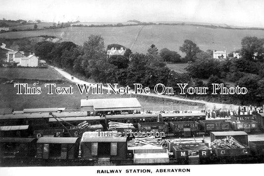 WL 615 - Aberayron Railway Station, Cardiganshire, Wales c1934