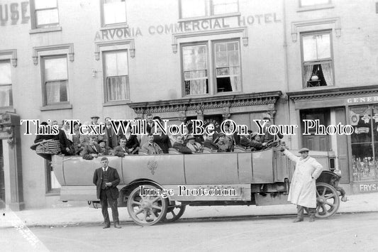 WL 626 - Charabanc By Arvonia Hotel, High Street, Portmadoc, Wales