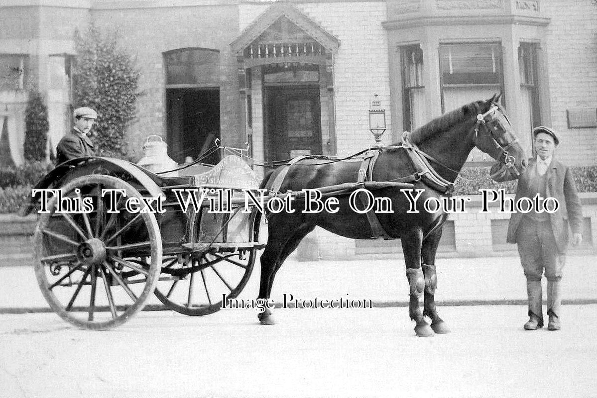 WL 634 - Horse Drawn Milk Cart, St Annes On Sea, Barrow In Furness 1907