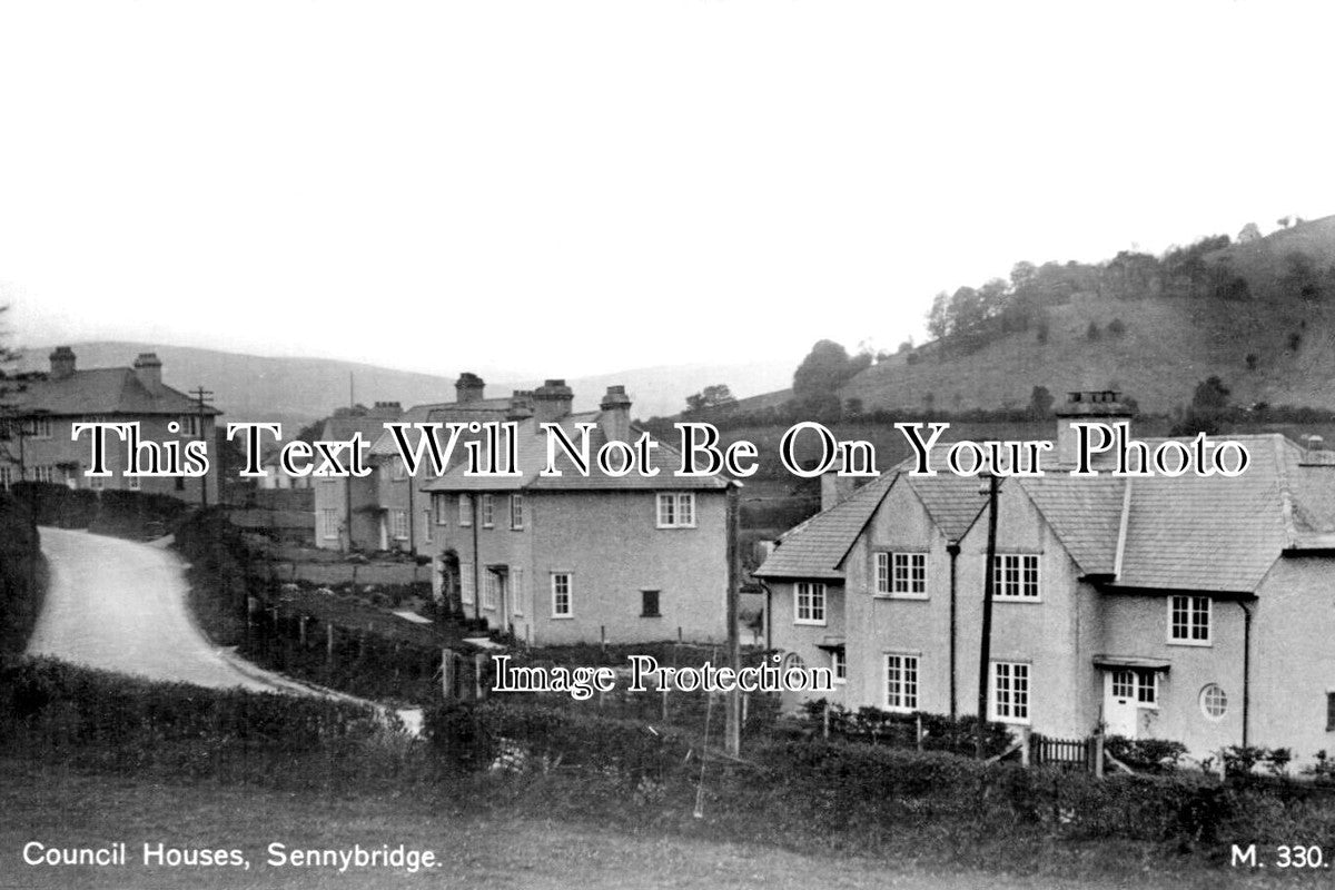 WL 673 - Council Houses, Sennybridge, Wales