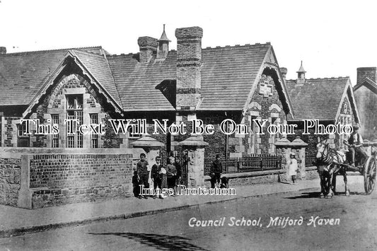 WL 698 - Council School, Milford Haven, Pembrokeshire, Wales
