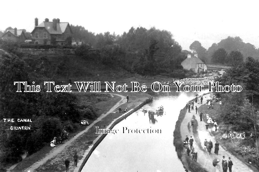 WL 73 - View On The Canal, Gilwern, Wales c1908