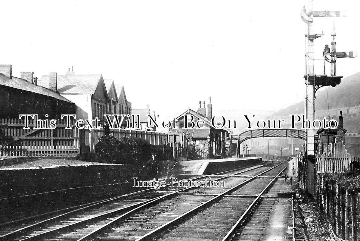 WL 730 - Rhymney Railway Station, Brithdir, Caerphilly, Wales 1914