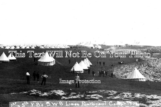 WL 751 - 1st & 5th YB SWB Lines, Porthcawl Camp, Wales 1907