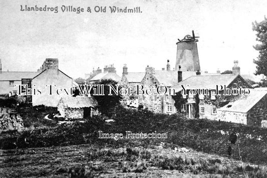 WL 809 - Llanbedrog Village & Old Windmill, Mill, Pwllheli, Gwynedd, Wales