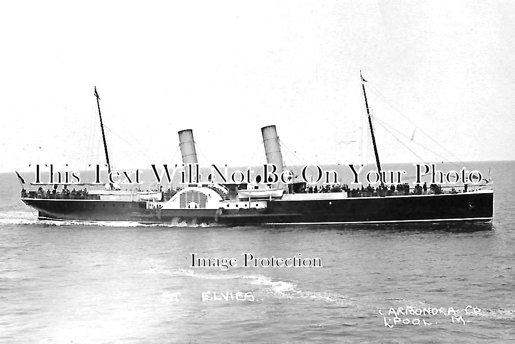 WL 82 - SS Elvies Steamer, Isle Of Man Route, Wales