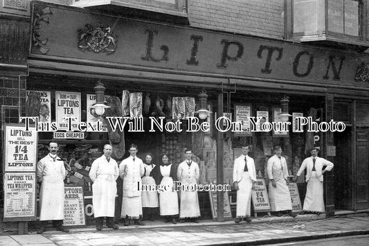 WL 858 - Liptons Shop Front, Bargoed, Wales