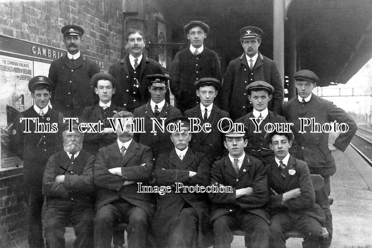 WL 876 - Portmadoc Railway Station Staff, Wales