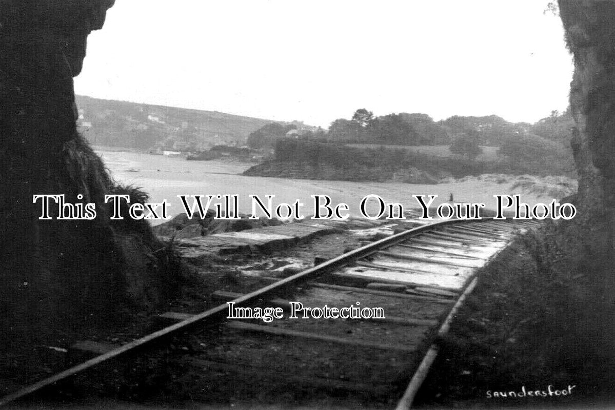 WL 879 - Saundersfoot Railway Line Tunnel, Wales c1930