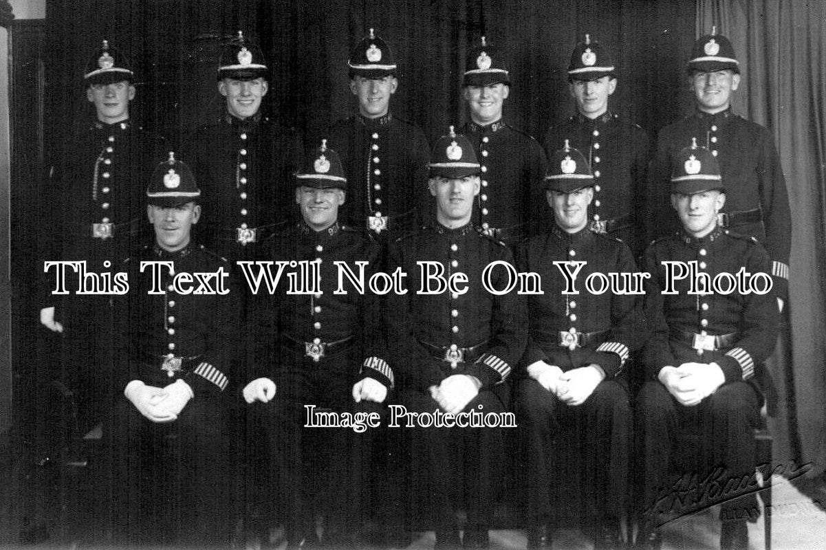 WL 899 - Group Of Policemen, Llandudno, Wales