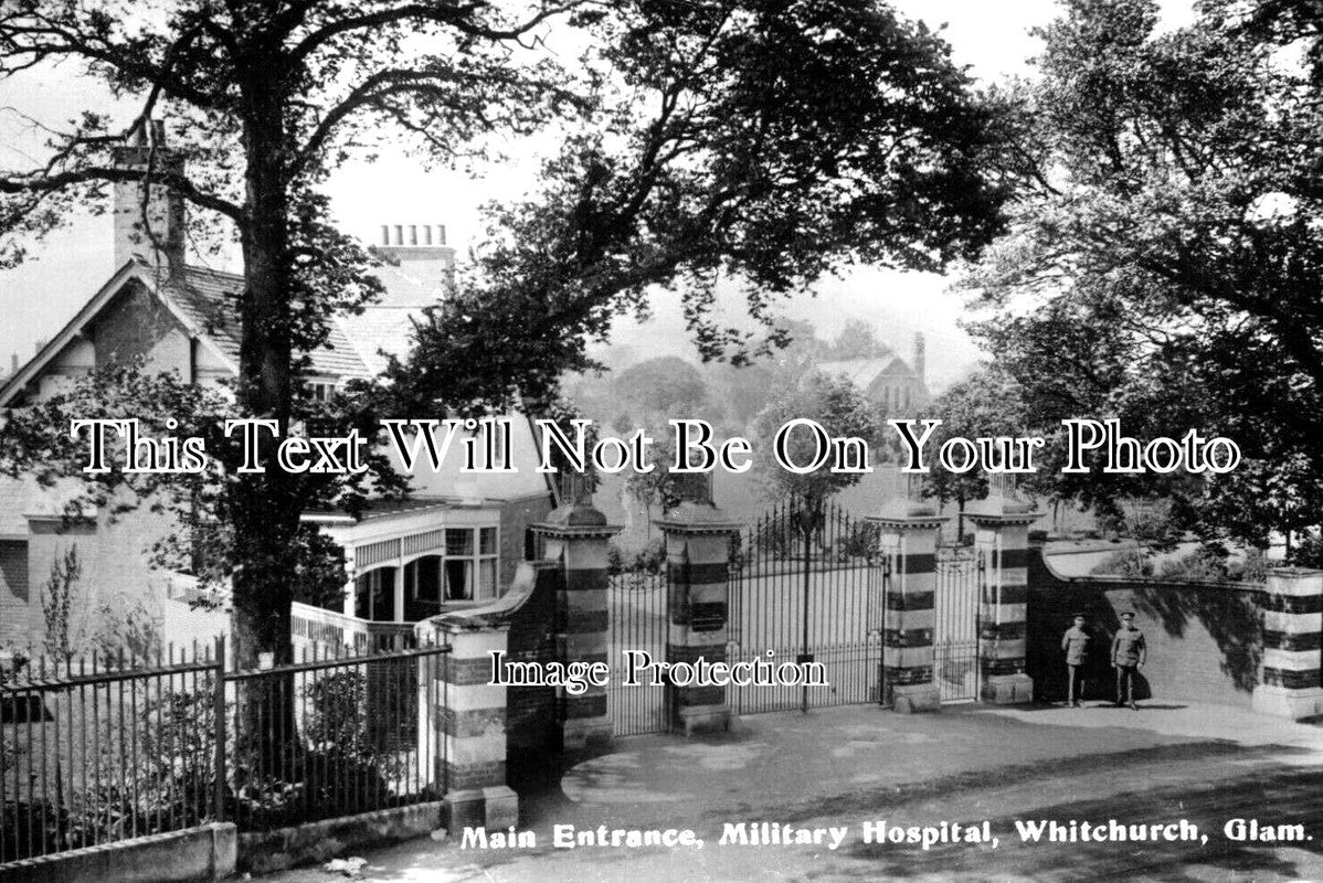 WL 919 - Main Entrance, Whitchurch Military Hospital, Wales