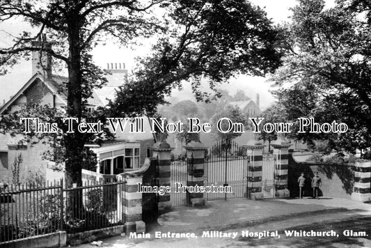 WL 919 - Main Entrance, Whitchurch Military Hospital, Wales