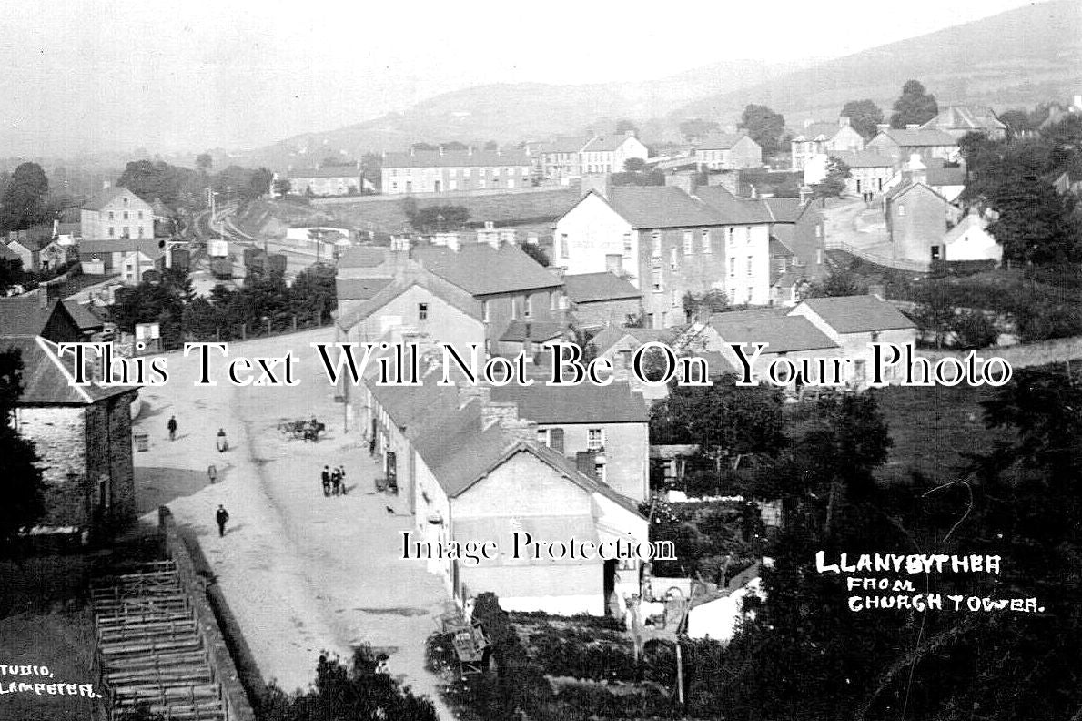 WL 924 - Llanbyhther From Church Tower, Wales