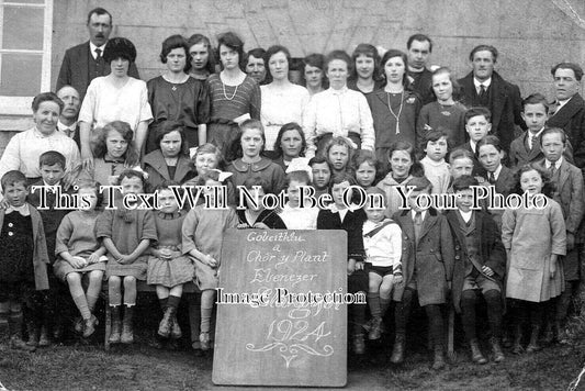 WL 935 - Ebenezer School Group, Llangybi, Wales 1924