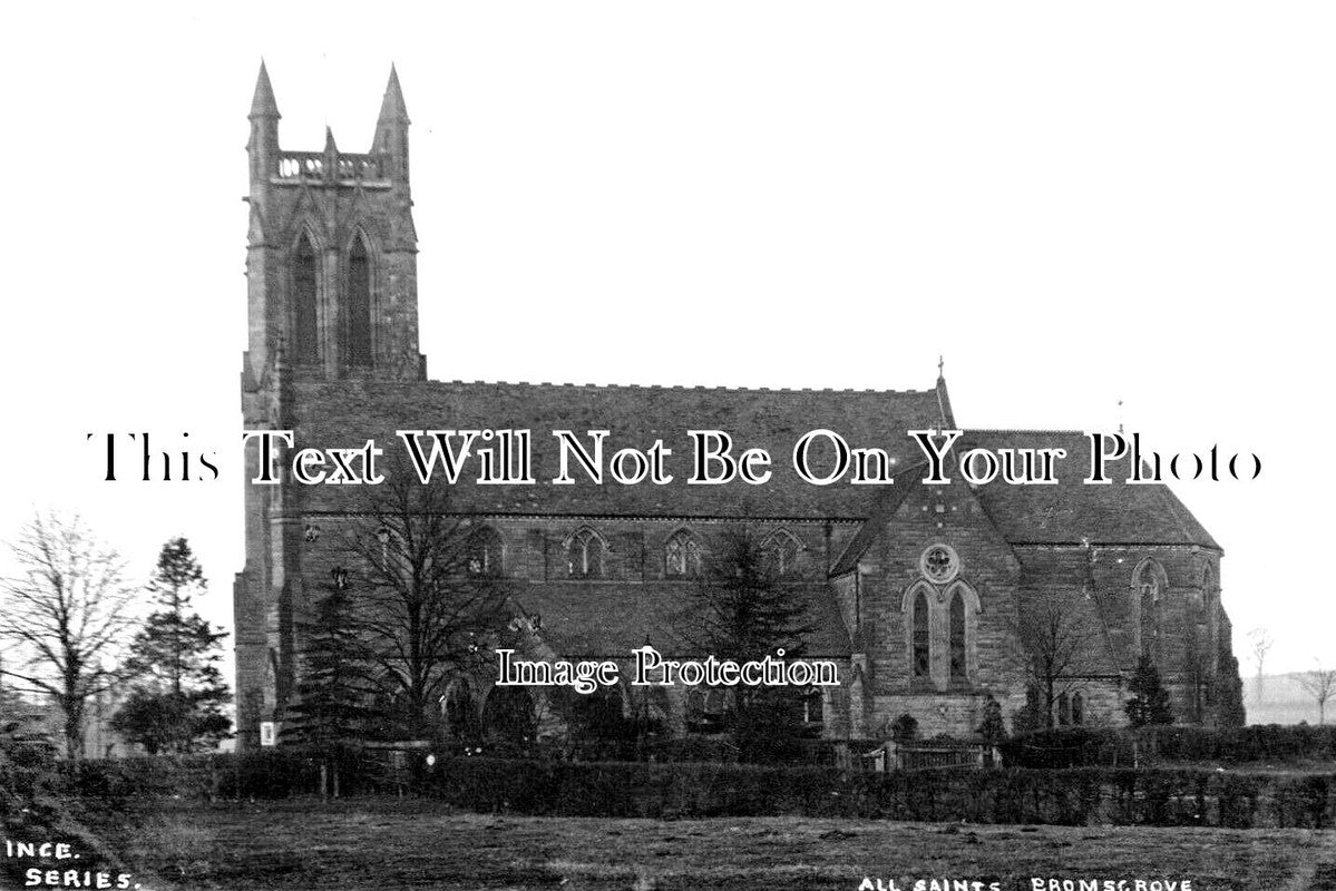 WO 1051 - All Saints Church, Bromsgrove, Worcestershire c1912