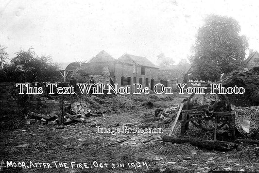 WO 1065 - Moor After The Fire, Pershore, Worcestershire 1907