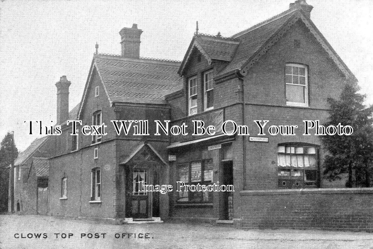 WO 1084 - Clows Top Post Office, Worcestershire