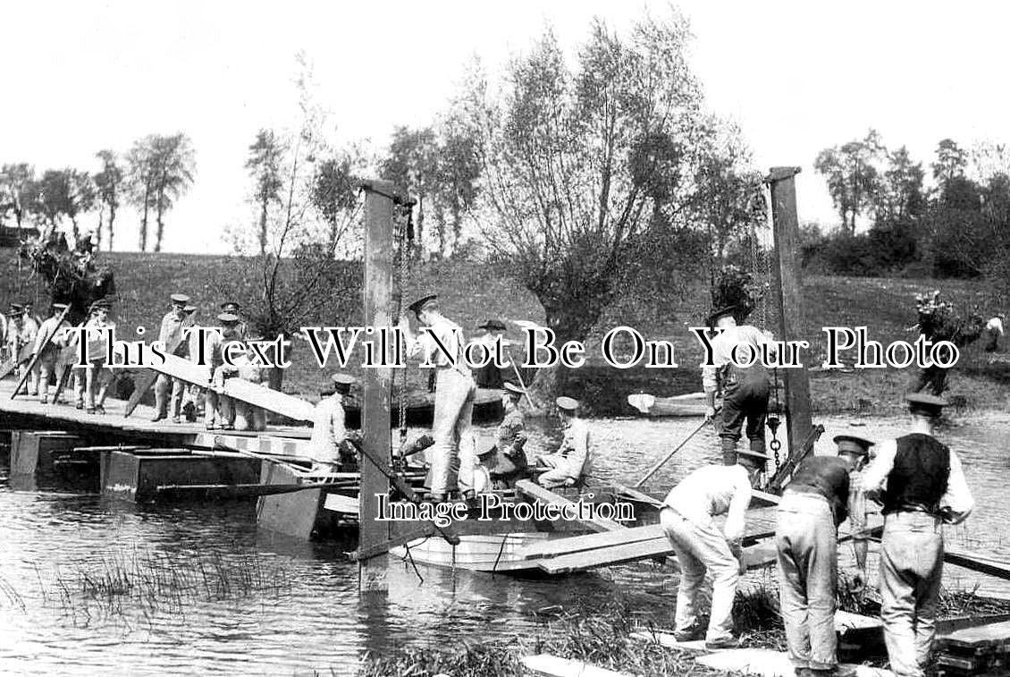 WO 1085 - Military Bridge Building, Pershore, Worcestershire